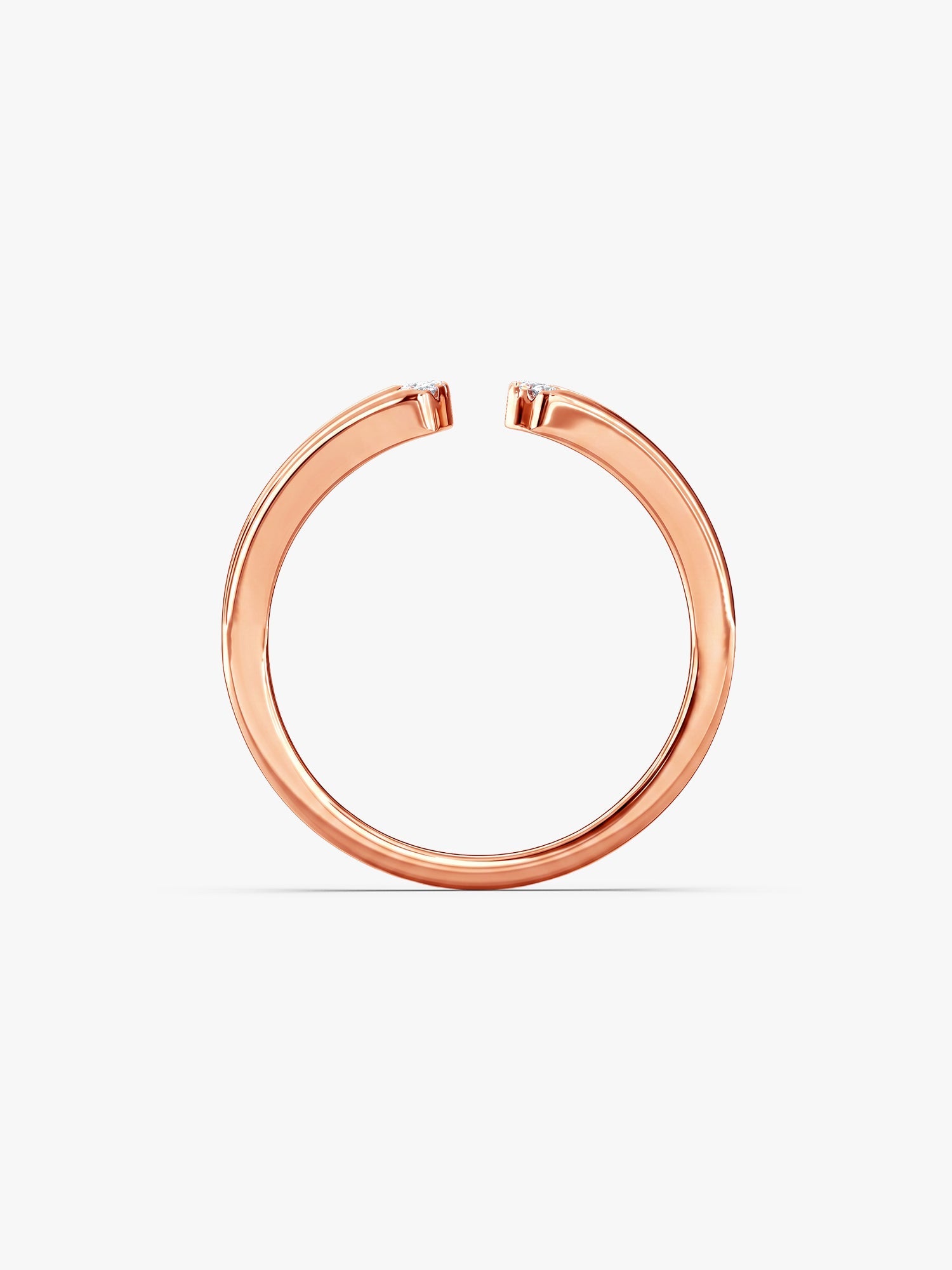Rose Gold Regal Apex Ring