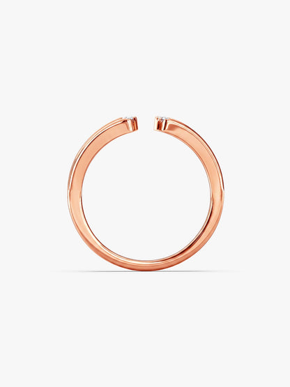 Rose Gold Regal Apex Ring
