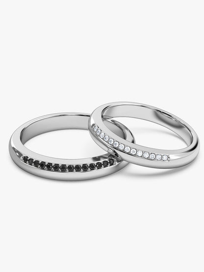 Silver Soulbound Couple Band