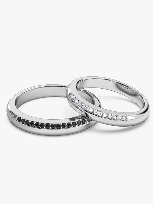 Silver Soulbound Couple Band