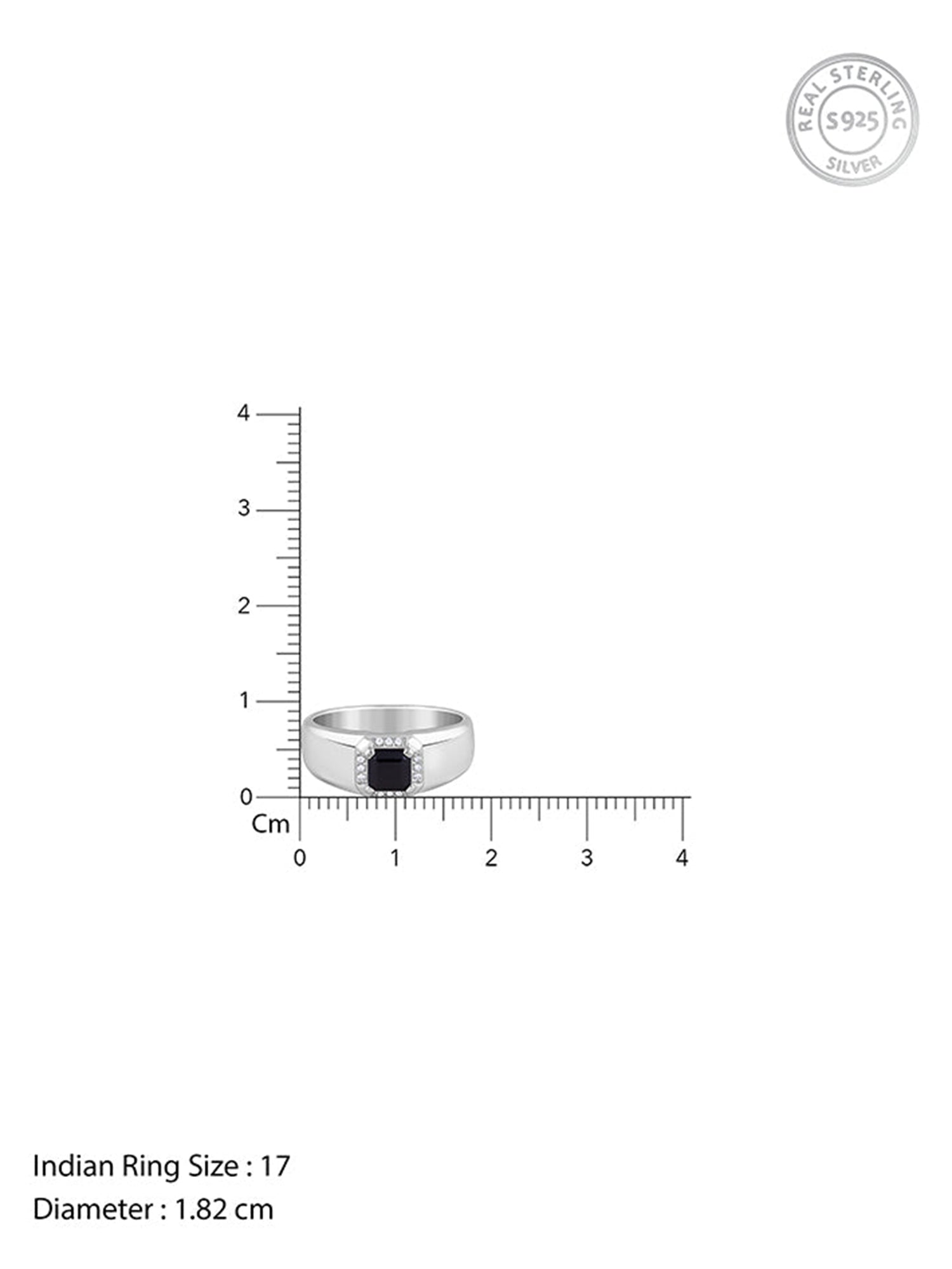 Silver Asphalt Ring For Him