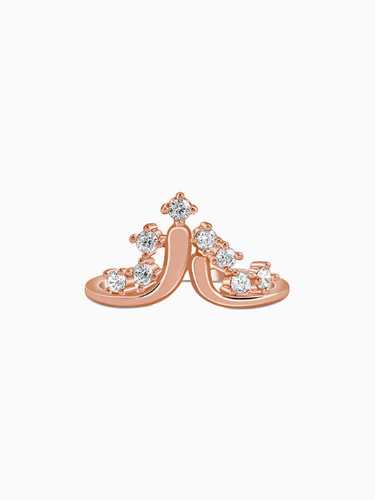 Rose Gold Falling Ring