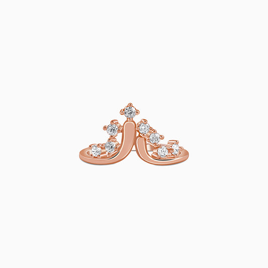 Rose Gold Falling Ring