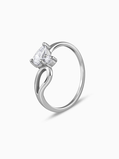 Silver Lean On Ring
