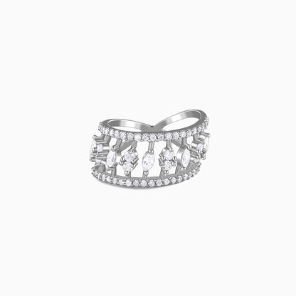 Silver Uptown Funk Ring