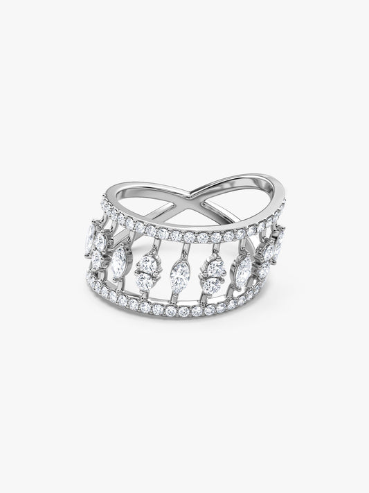 Silver Uptown Funk Ring