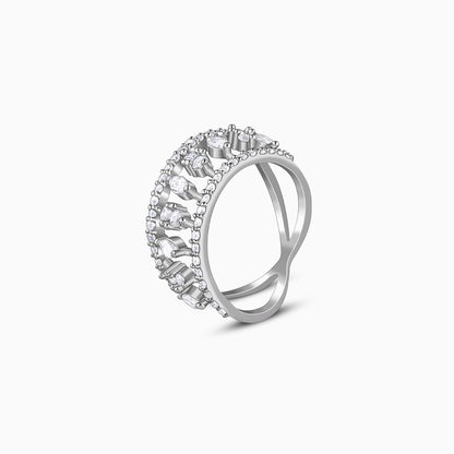 Silver Uptown Funk Ring