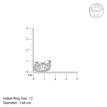 Silver Uptown Funk Ring