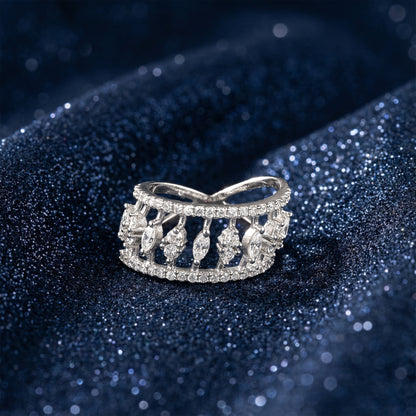 Silver Uptown Funk Ring