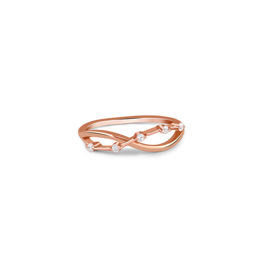 Rose Gold Everlasting Love Ring
