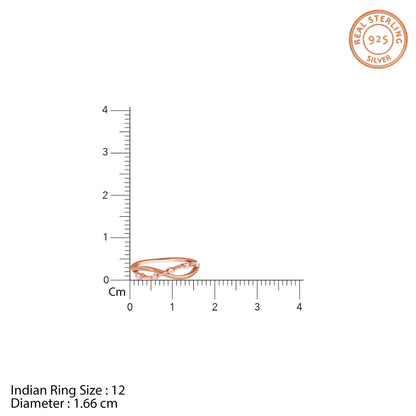 Rose Gold Everlasting Love Ring