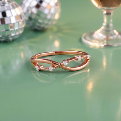 Rose Gold Everlasting Love Ring
