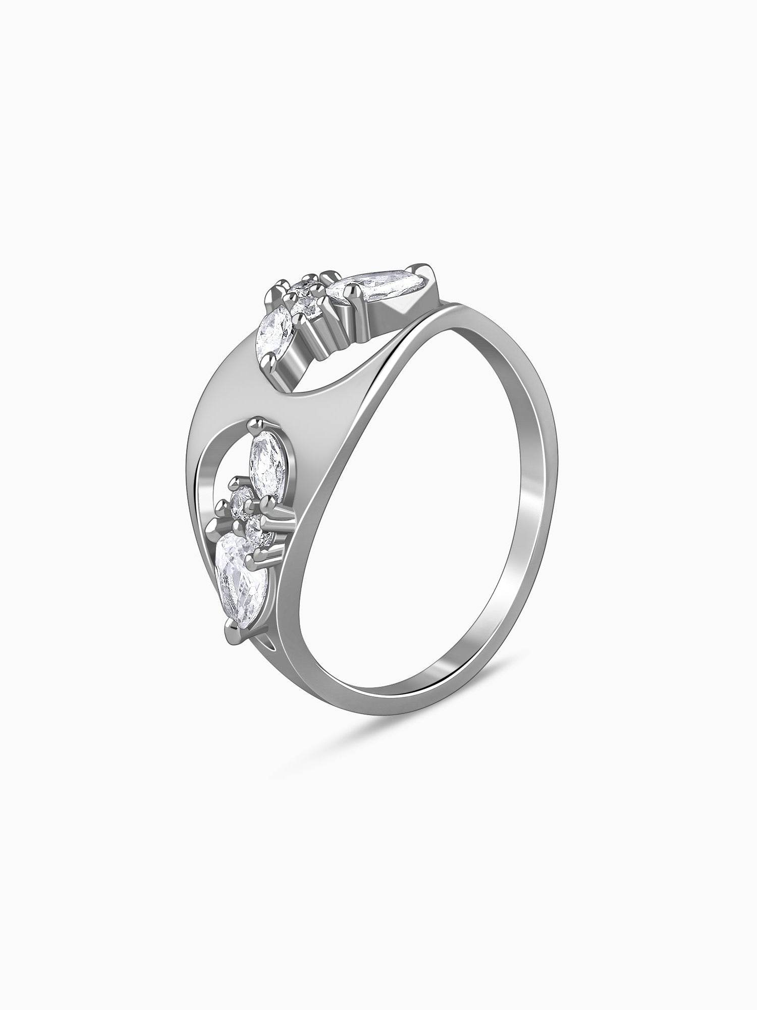 Silver Stayin' Alive Ring