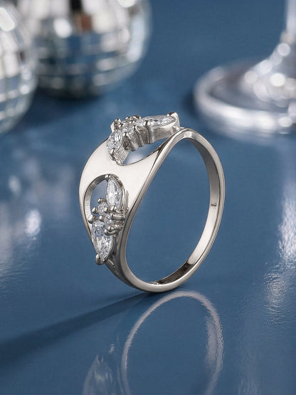 Silver Stayin' Alive Ring