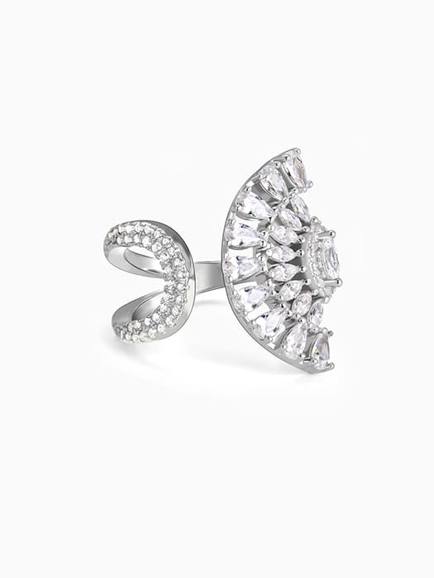 Silver Peacock Heritage Ring