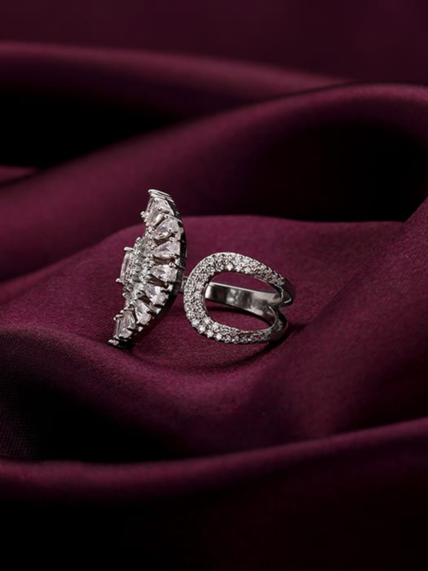 Silver Peacock Heritage Ring
