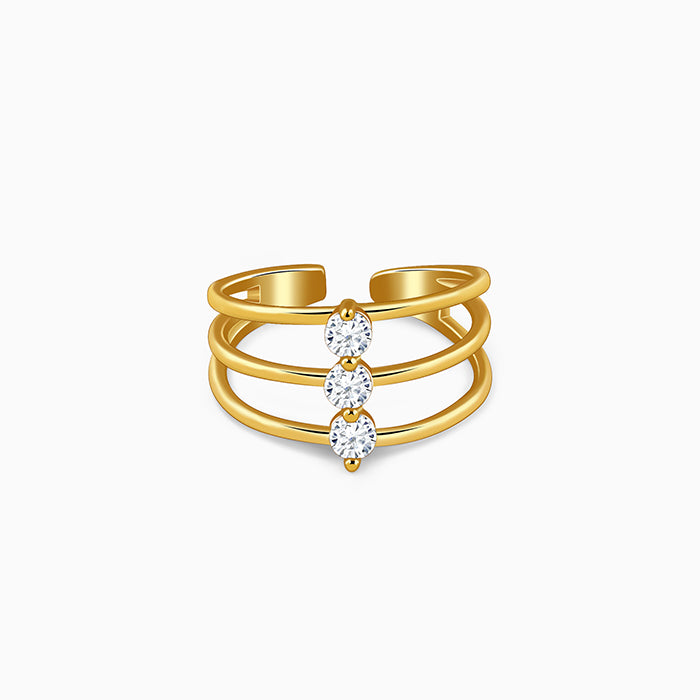 Golden Trilogy Ring (Size 12)