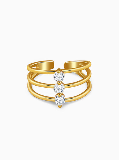 Golden Trilogy Ring (Size 12)