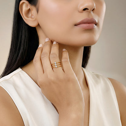 Golden Trilogy Ring (Size 12)