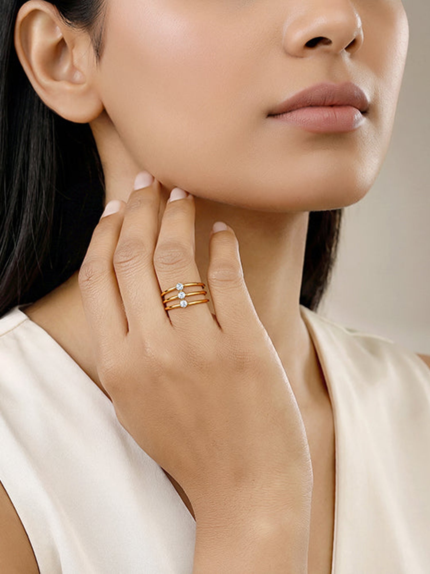 Golden Trilogy Ring (Size 12)
