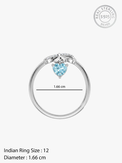 Silver Only Us Ring