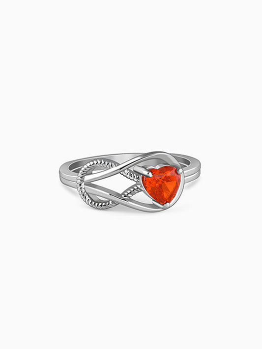 Silver Silent Vows Ring
