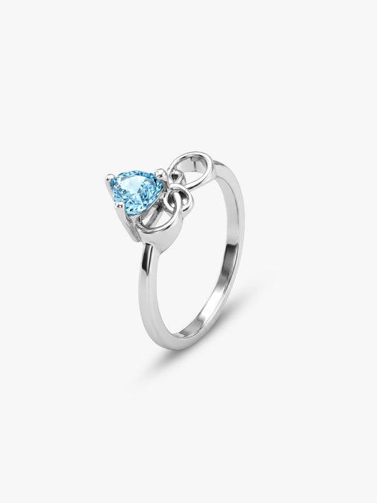 Silver Unending Love Ring