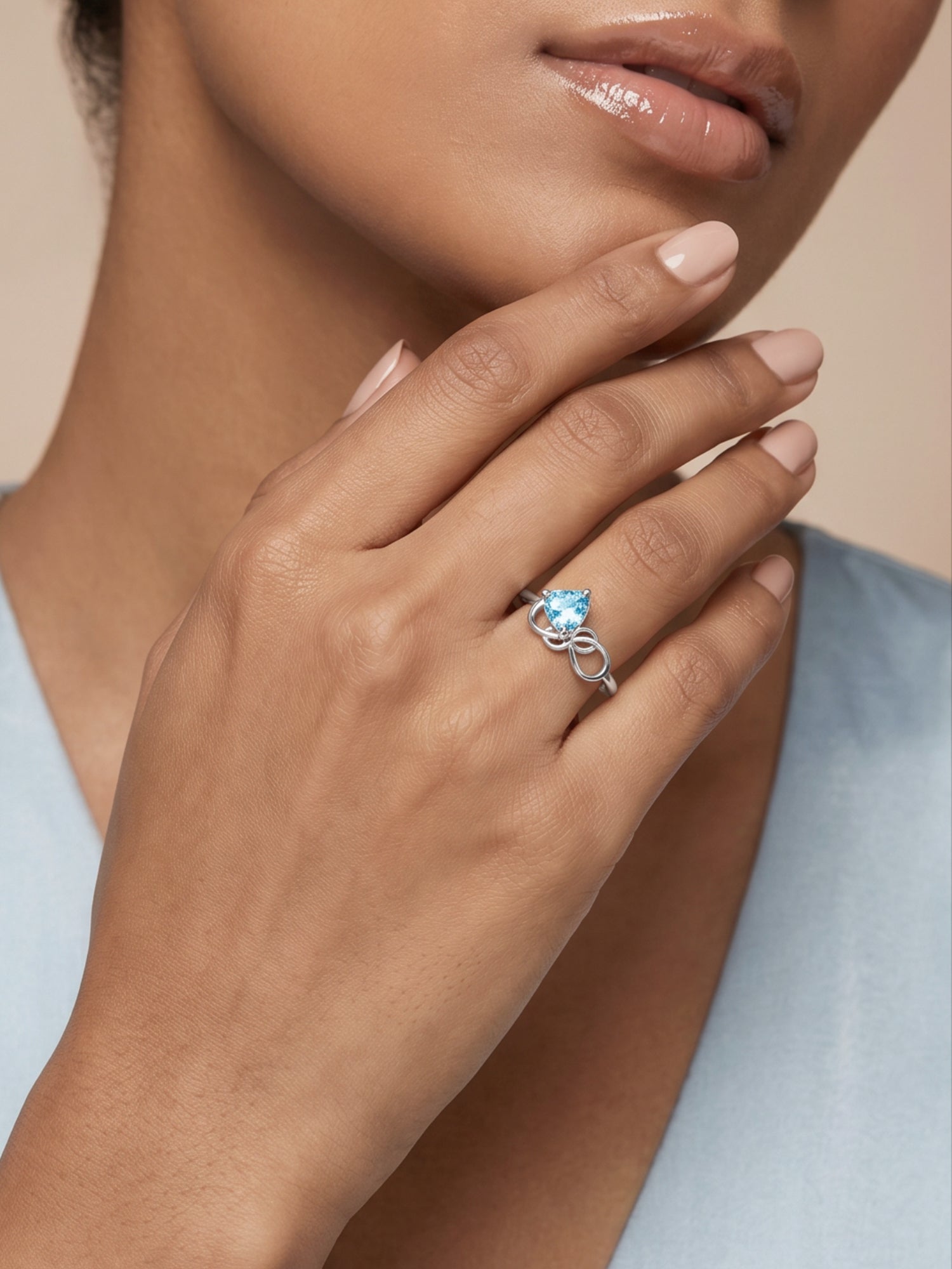 Silver Unending Love Ring