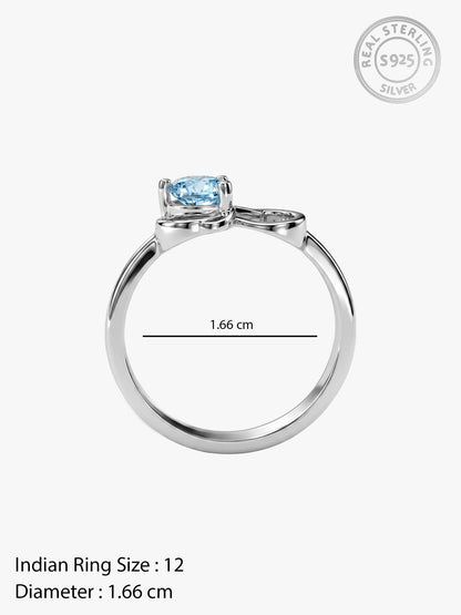 Silver Unending Love Ring