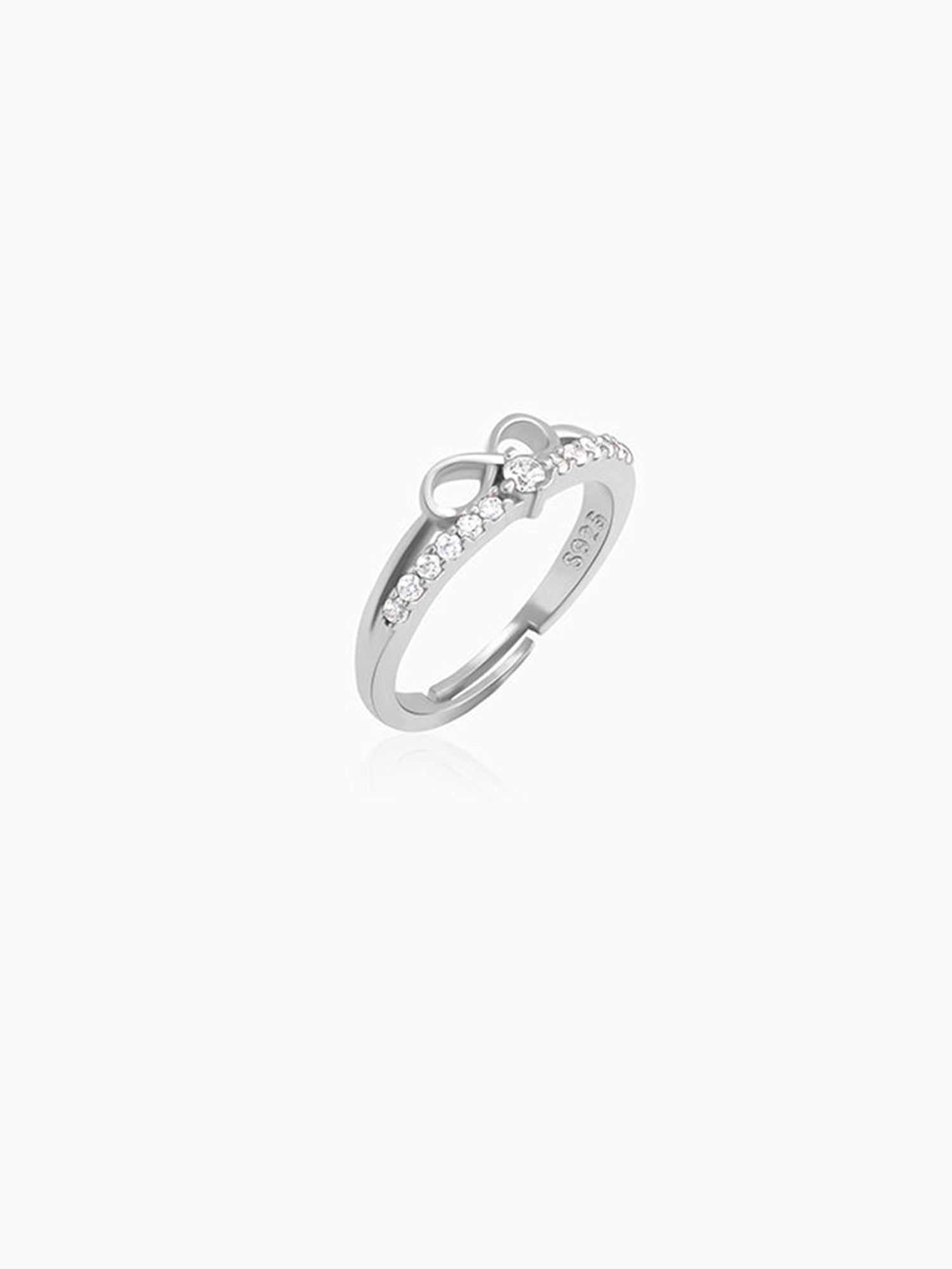 Silver Precious Heart Ring