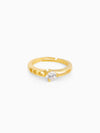 Golden Zircon Bliss Ring
