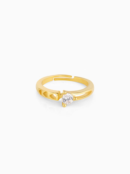 Golden Zircon Bliss Ring