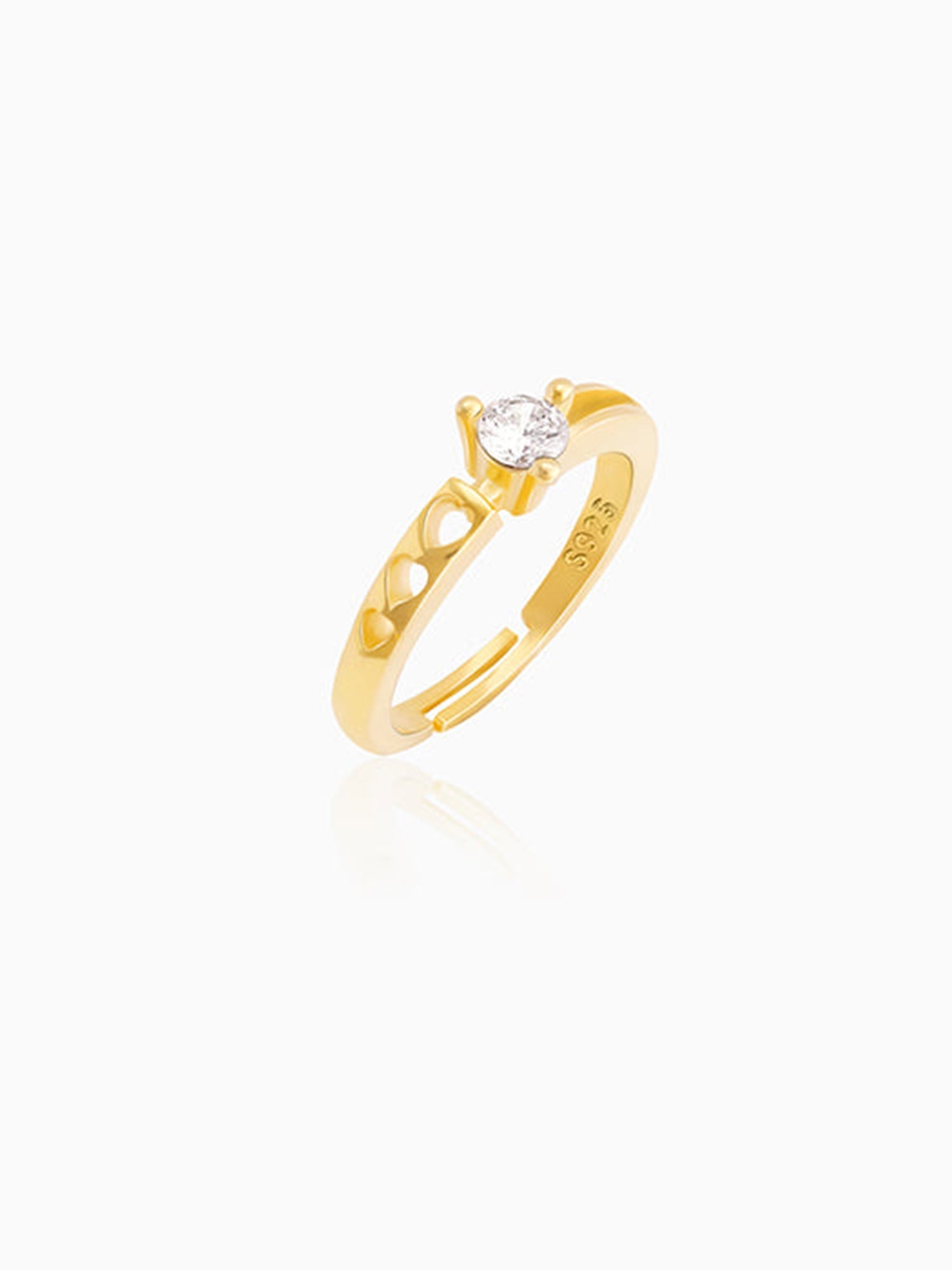 Golden Zircon Bliss Ring