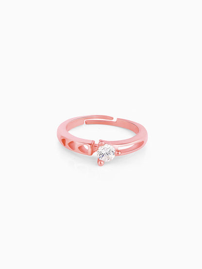 Rose Gold Zircon Bliss Ring