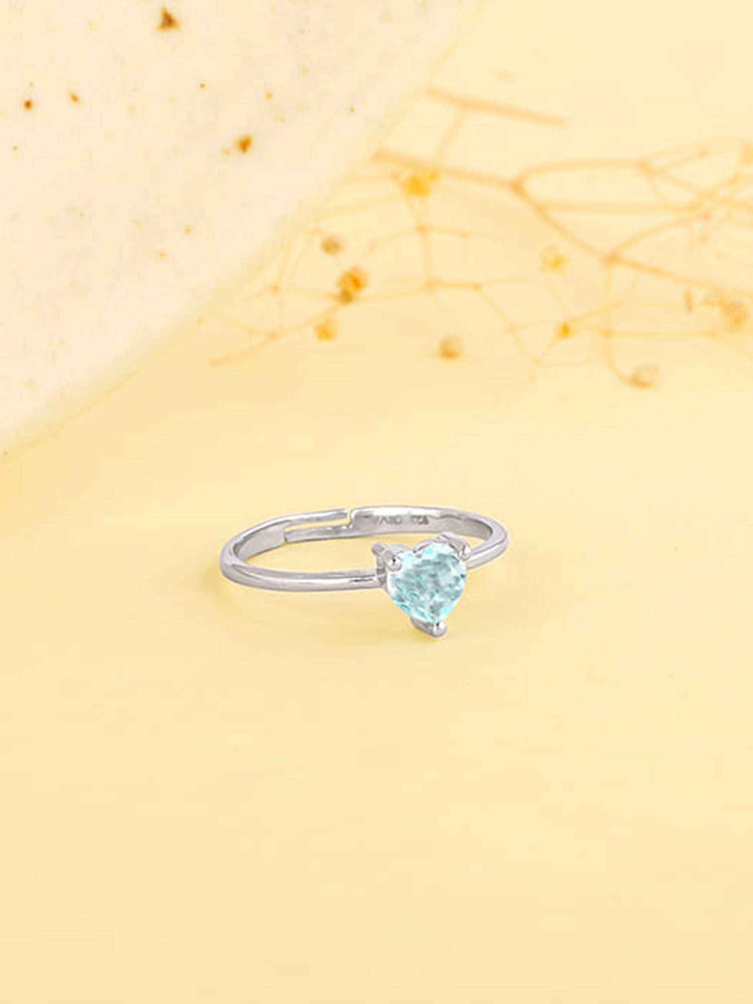 Silver Stereo Hearts Ring