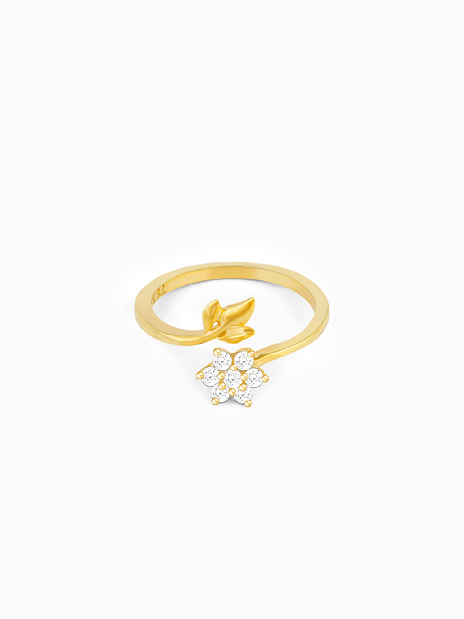 Golden Flower Girl Ring