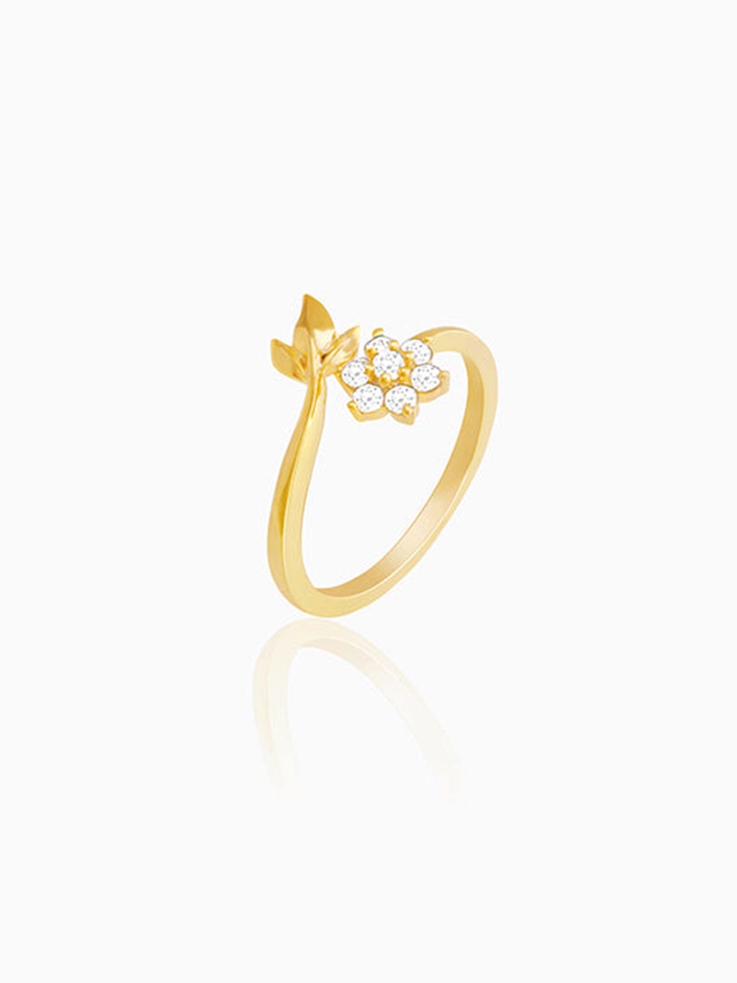 Golden Flower Girl Ring