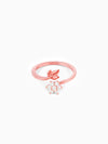 Rose Gold Floral Chic Ring