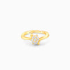 Golden Snowflake Ring