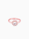 Rose Gold Solitaire Spin Ring