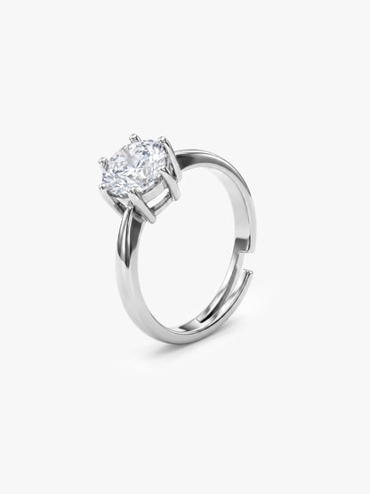 Kriti Sanon Silver Zircon Vintage Ring
