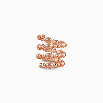 Rose Gold Glitter Ring