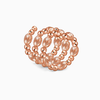Rose Gold Glitter Ring
