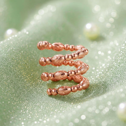 Rose Gold Glitter Ring