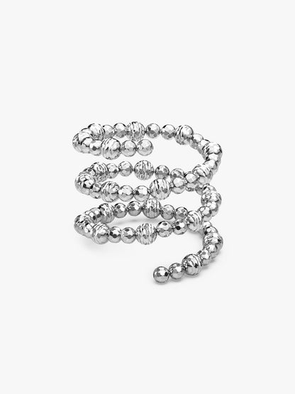 Silver Glitter Ring
