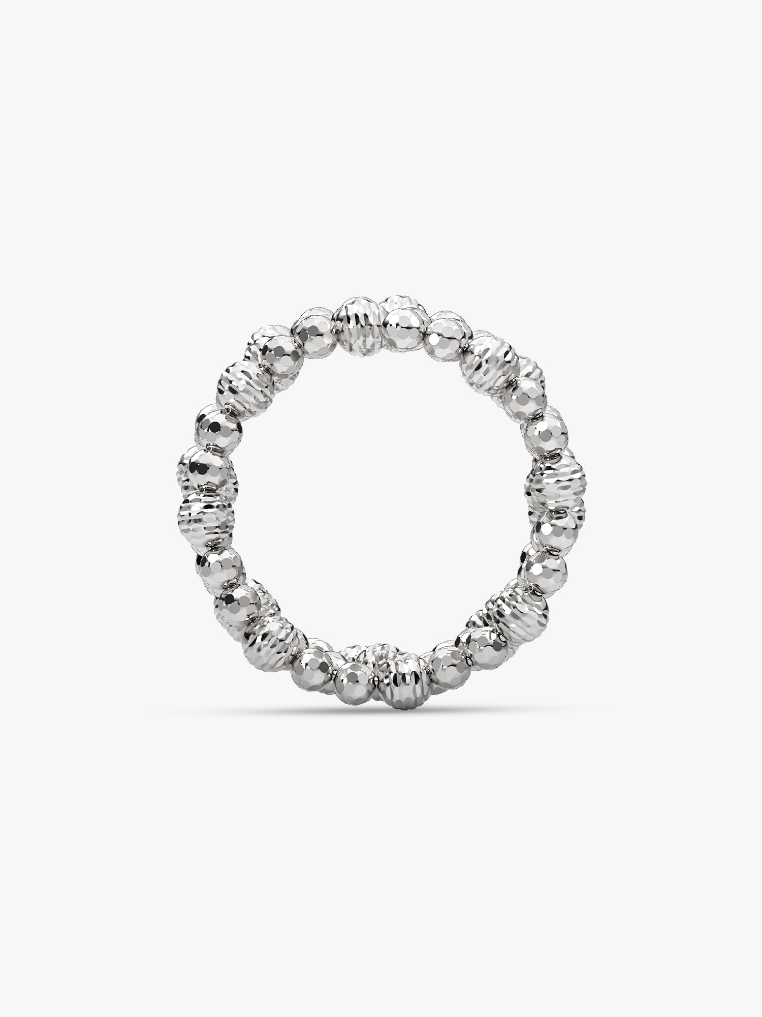 Silver Glitter Ring
