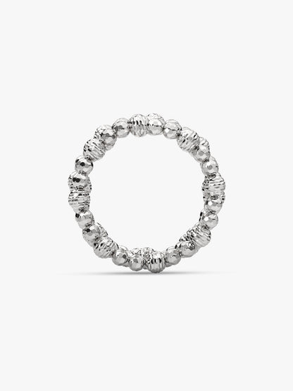 Silver Glitter Ring