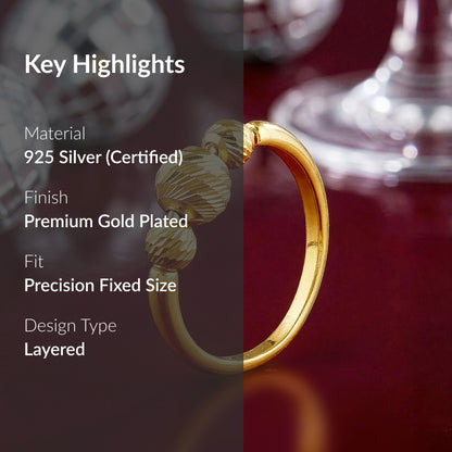 Golden Light It Up Ring
