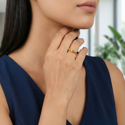 Golden Light It Up Ring