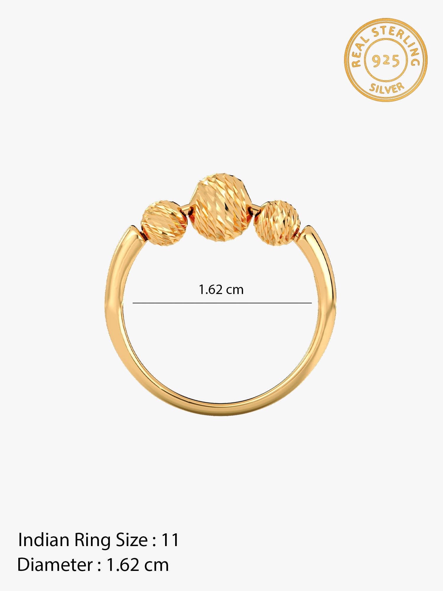 Golden Light It Up Ring